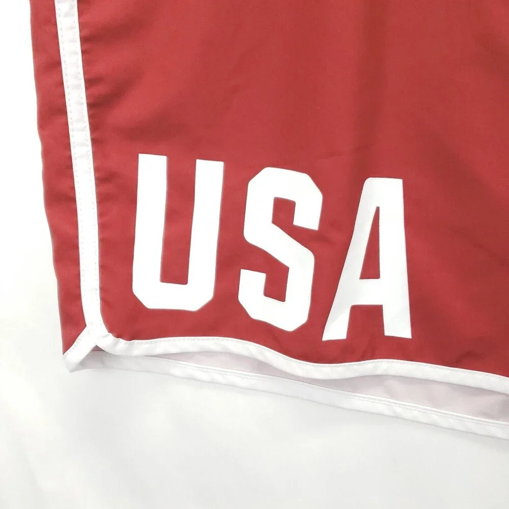 Hurley United States Olympic Team Swim Board Shorts Mens 44 Red Stretch Phantom
